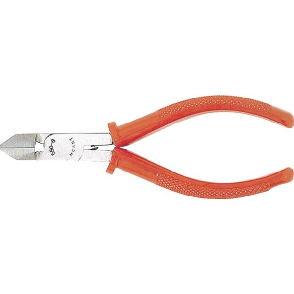 メリー　二枚式斜ニッパ（成形カバー付）１２５ｍｍ