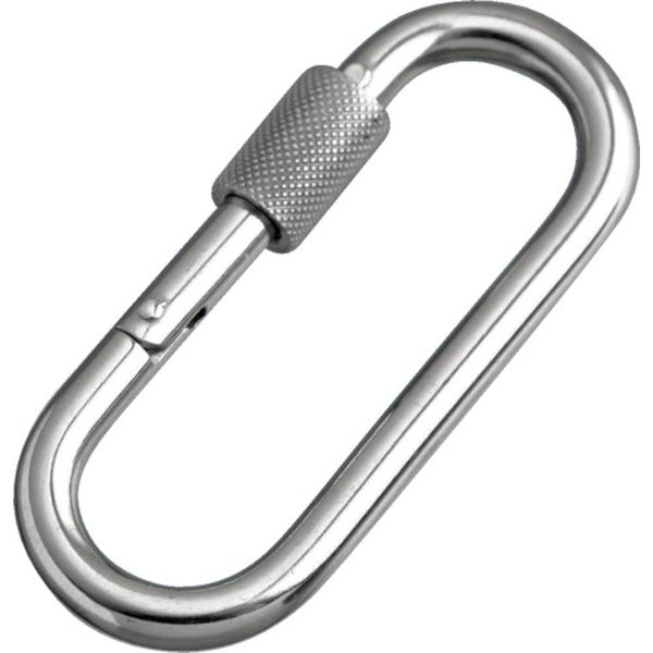 ステンレス　プチカラビナ（環付）　線径１０ｍｍ長さ８９ｍｍ