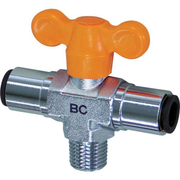 エースボール　縦型三方弁　チューブジョイント型　ＰＴ１／４ＸΦ８