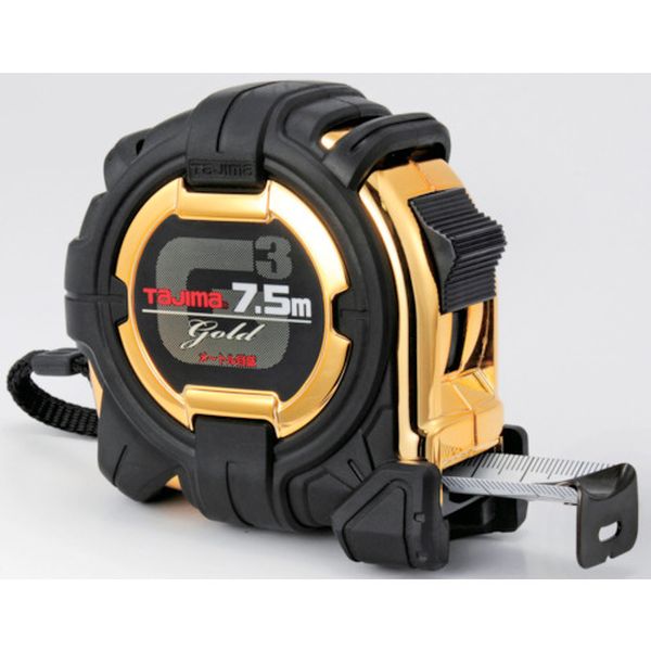 タジマ　Ｇ３ゴールド　ロック２５－７５　メートル目盛