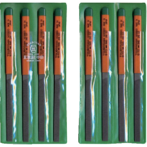 組ヤスリ　８本組　平　中目