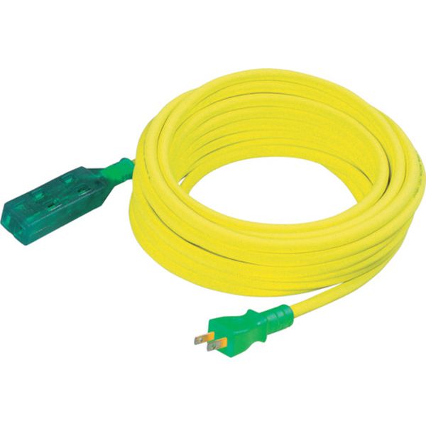 延長コード　ストレート型トリプルランプ付　１００Ｖ　２芯　１０ｍ