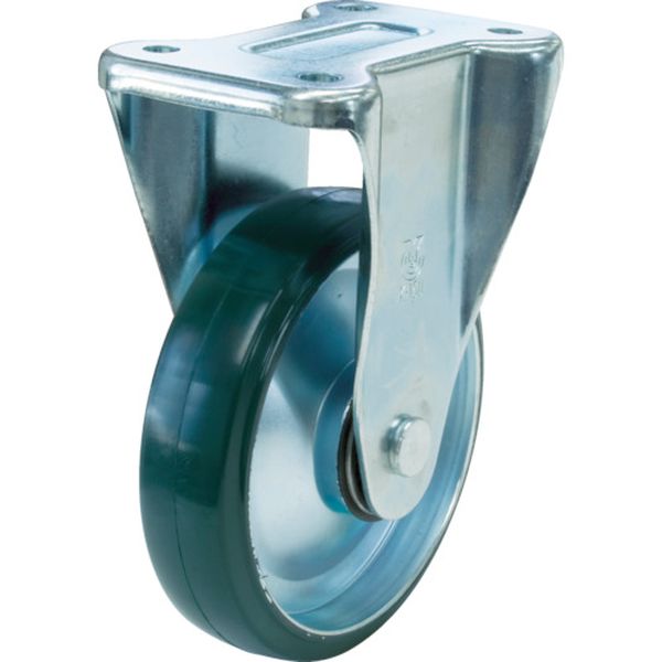 新型プレスキャスター固定車　１３０径ウレタン車輪