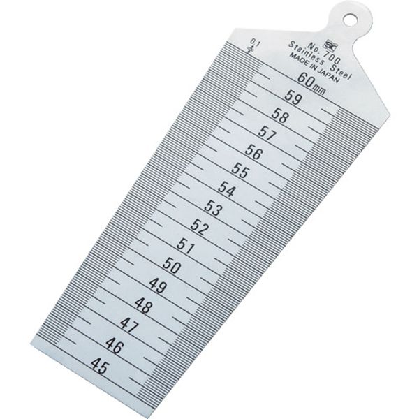 テーパーゲージ　４５～６０