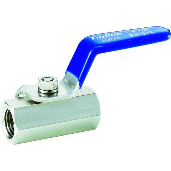 フジキン　ステンレス鋼製３．９２ＭＰａミニボール弁８Ａ（１／４）