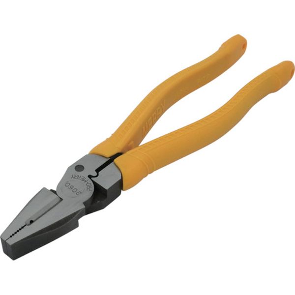 メリー　強力圧着ペンチ（穴付）２００ｍｍ