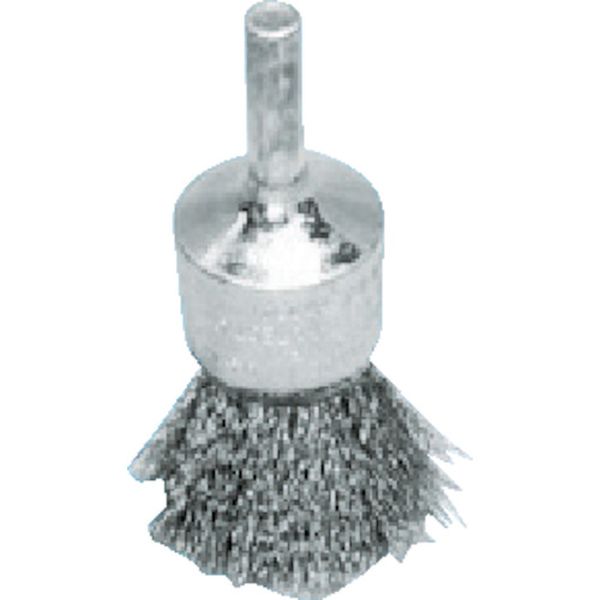 バーテック　ワイラークリンプ軸付エンドブラシＳＵＳ０．１５