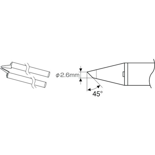 こて先　ＣＨＩＰ　２．６Ｃ型