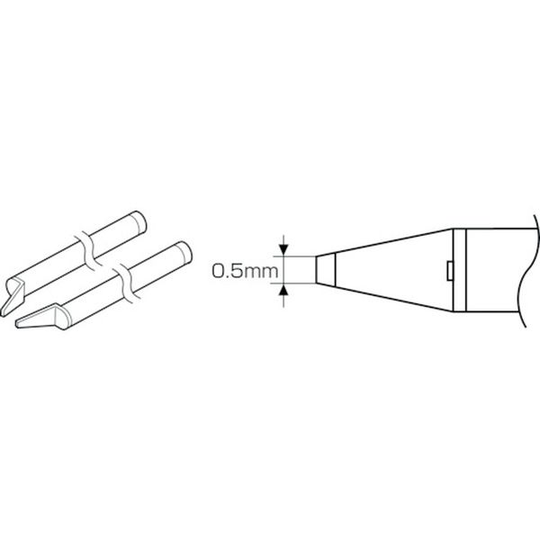 こて先　ＣＨＩＰ　０．５Ｌ型