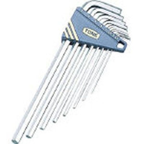 マスターツールロング六角棒Ｌ形レンチセット　８ｐｃｓ