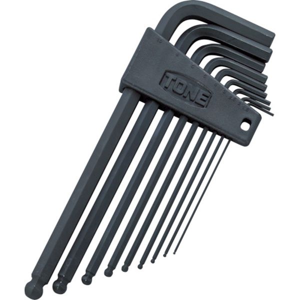 ロングボールポイントＬ形レンチセット　９ｐｃｓ