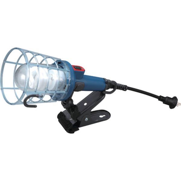 ハタヤ防雨型蛍光灯ケイハンドランプ　１８Ｗ電球型蛍光灯ランプクリップ付