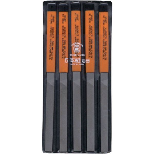 組ヤスリ　５本組　平　油目