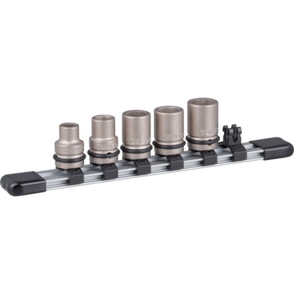 インパクト用ソケットセット（ホルダー付）　５ｐｃｓ