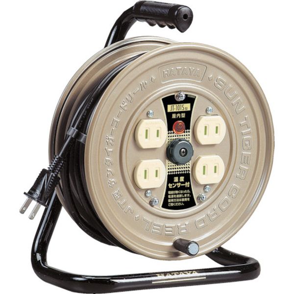 温度センサー付コードリール単相１００Ｖ１０Ｍ
