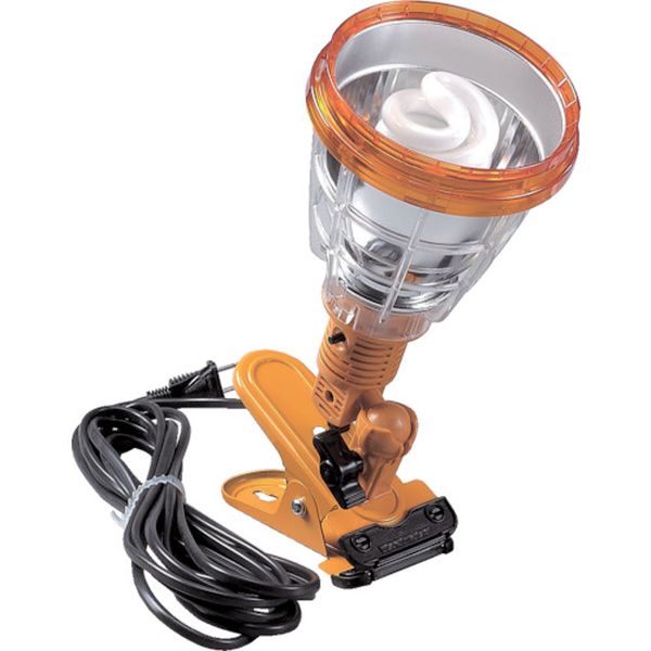 軽便蛍光灯ランプ　単相１００Ｖ　２３Ｗ　電線５ｍ　黄色