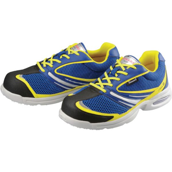 プロスニーカー軽技スペシャル７０２　ブルー／イエロー　２４．５ｃｍ