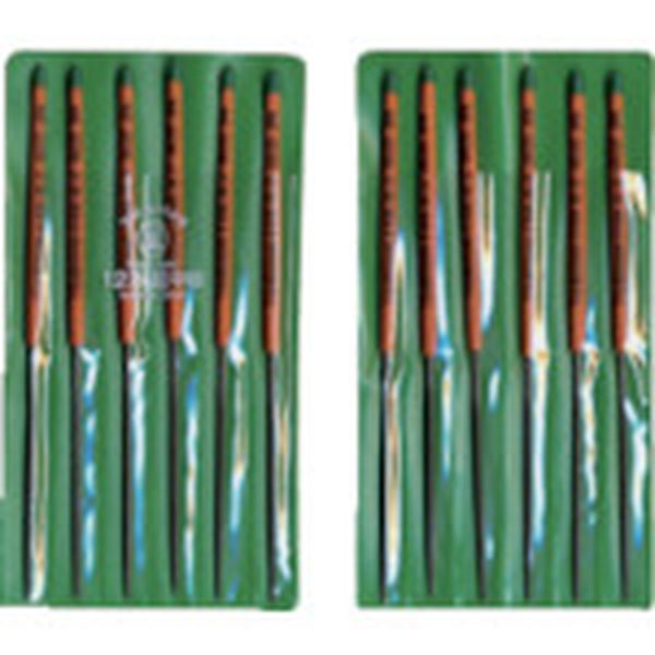 組ヤスリ　１２本組　丸　中目