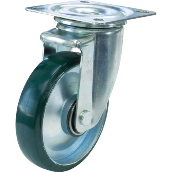 新型プレスキャスター自在車　１５０径ウレタン車輪