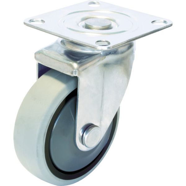 キャスターステンレス製自在車　１００径ナイロンホイルウレタン車輪