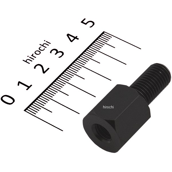 ミラーアダプター 10→8mm 黒(1個売り)
