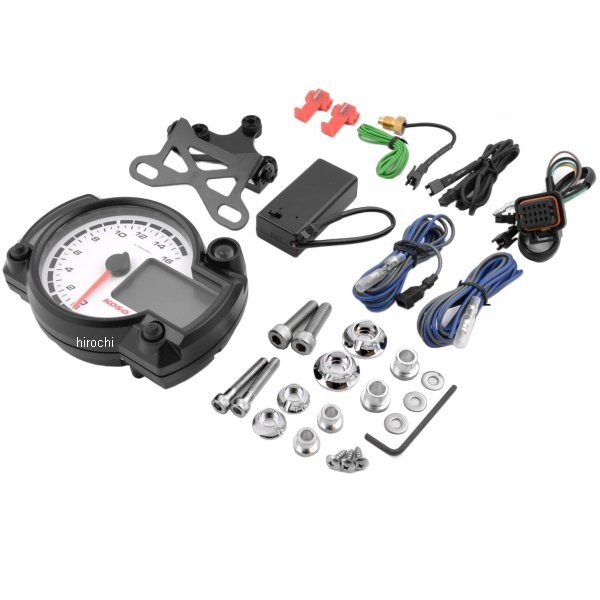 RX2-NR GPスタイル レースタコメーター 16000rpm