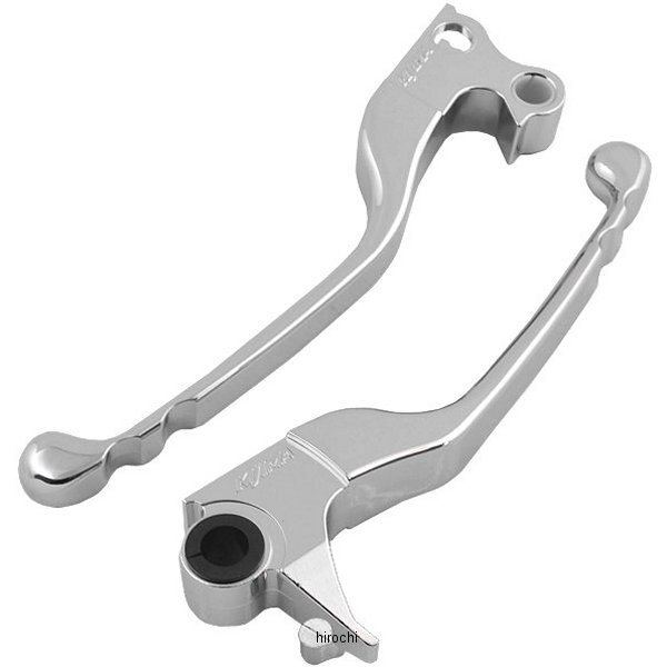 スリムレバー 96年以降 Big Twin ベアリング無し アルミクローム (左右ペア)