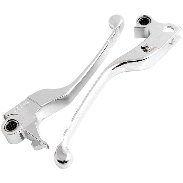 スリムレバー 96年-03年 スポーツスター ベアリング付 アルミクローム (左右ペア)