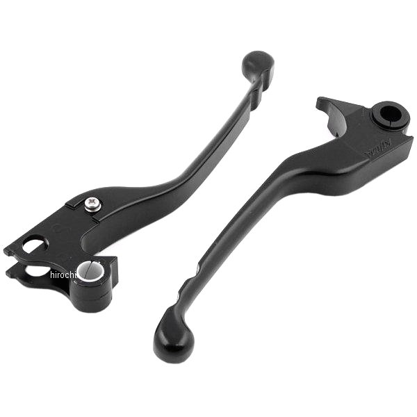 スリムレバー 96年-17年 Big Twin アルミ黒 (左右ペア)