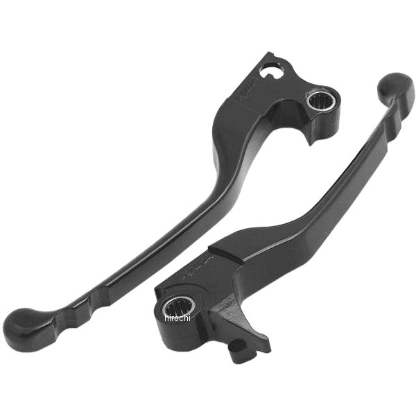 スリムレバー 96年以降 Big Twin ベアリング付 アルミ黒 (左右ペア)