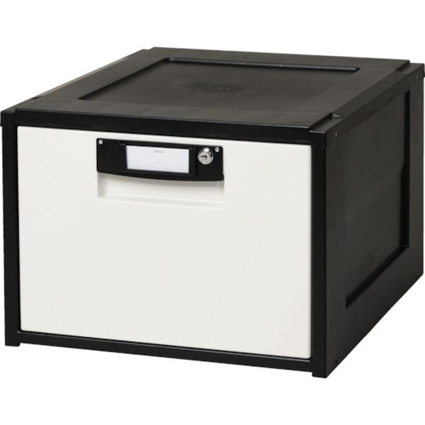 事務収納　オフィスチェスト　４２５×５０９×３０９　黒