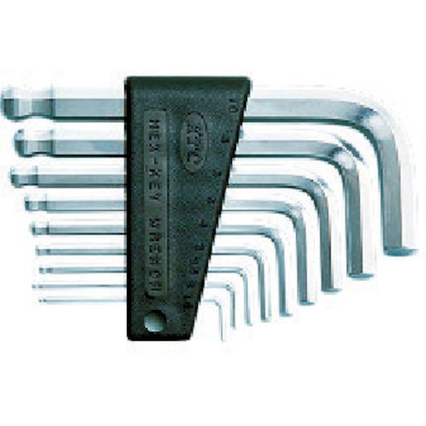 ハイグレードボールポイントＬ型スタンダード六角棒レンチセット［９本組］