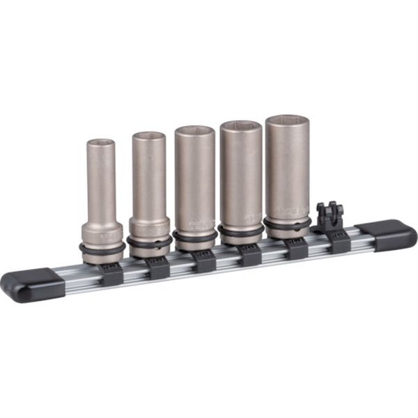 インパクト用ロングソケットセット（ホルダー付）　５ｐｃｓ