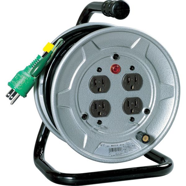 電工ドラム　標準型１００Ｖドラム　アース付　１０ｍ