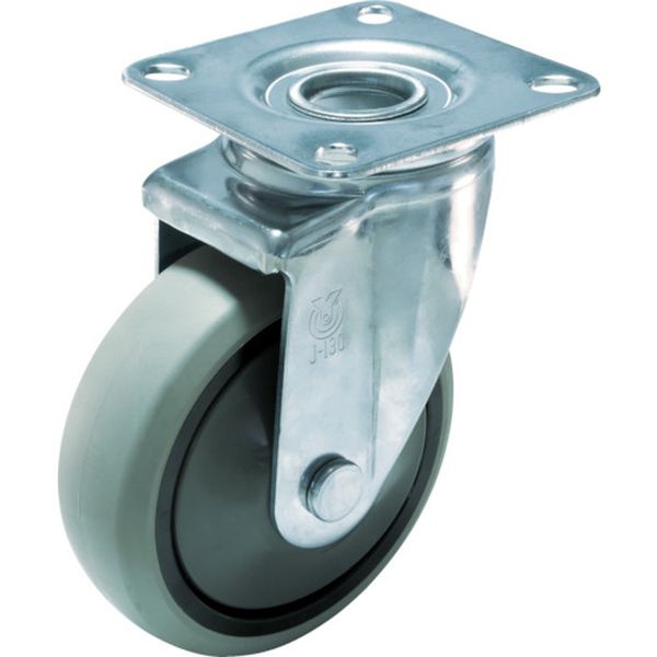 キャスターステンレス製自在車　１３０径ナイロンホイルウレタン車輪