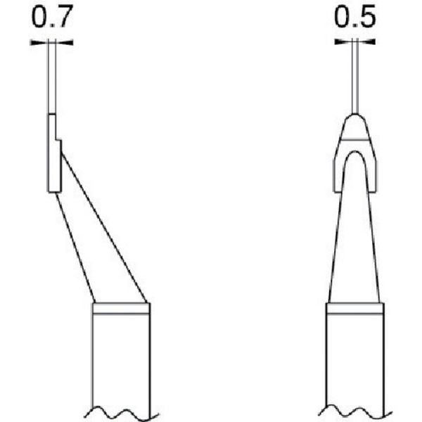 こて先　ＣＨＩＰ　０．５Ｃ型２本入り