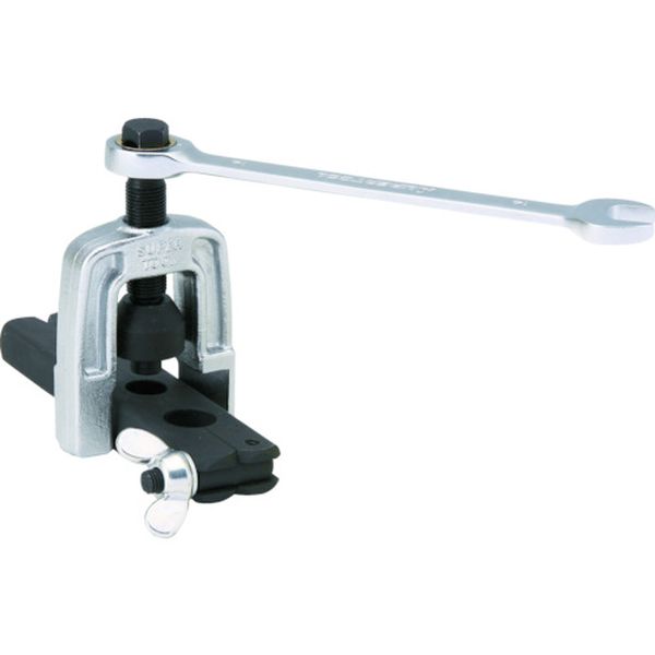 フレキ管ツバ出し工具（ギアレンチ式）