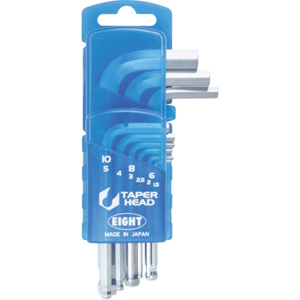 エイト　六角棒スパナ　テーパーヘッド　標準寸法　ドアホルダー　セット