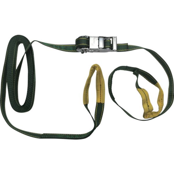 ベルト荷締機コブラ　２５ｍｍ×４．５ｍ×１ｍ　シボリ縫製