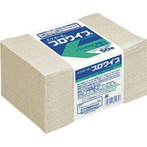 エリエール　プロワイプソフトタオル未晒帯どめ５０枚