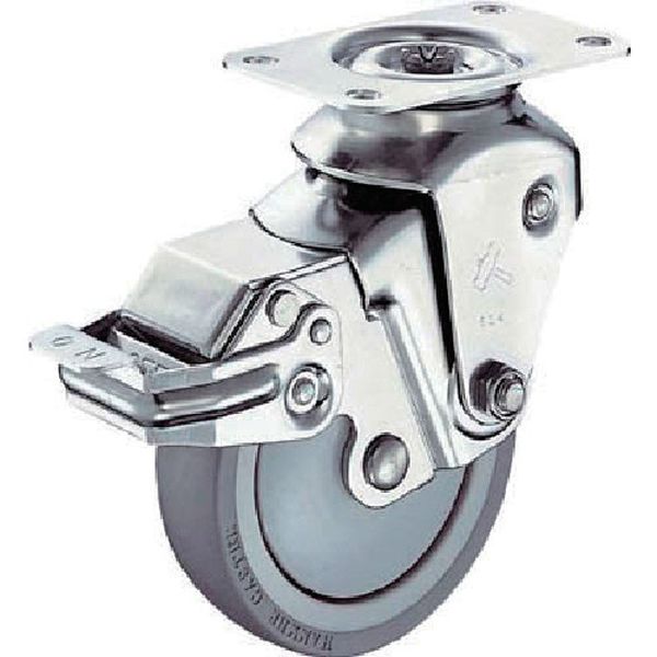 クッションキャスター　自在ＳＰ付　ウレタン車　線径２．６ｍｍ