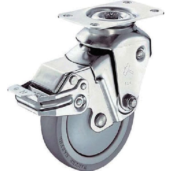 クッションキャスター　自在ＳＰ付　ウレタン車　線径２．９ｍｍ