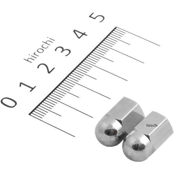 バルブ ステム キャップ クローム 2個入り