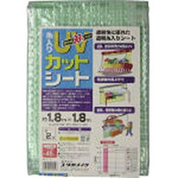 シート　ＵＶカット透明糸入りシート　１．８ｍ×１．８ｍ