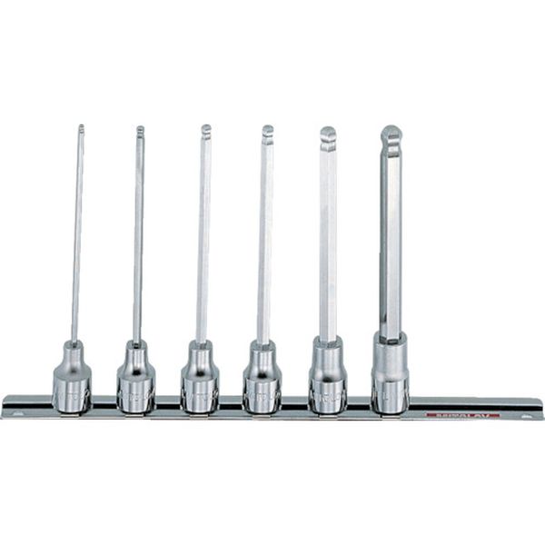 ミトロイ　３／８　ヘックスソケット　ボールポイント　ホルダーセット　６コマ７点