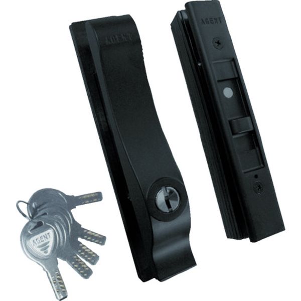 ＡＧＥＮＴ　万能引違戸錠　ディンプルシリンダータイプ　ＢＪ－１　ブラック