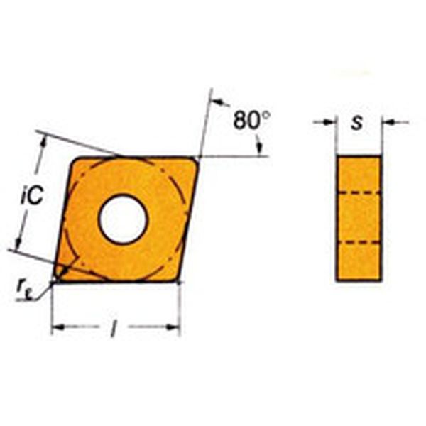 CNMG120408QM   T-Max P 旋削用ネガ・チップ 4225 10個入り