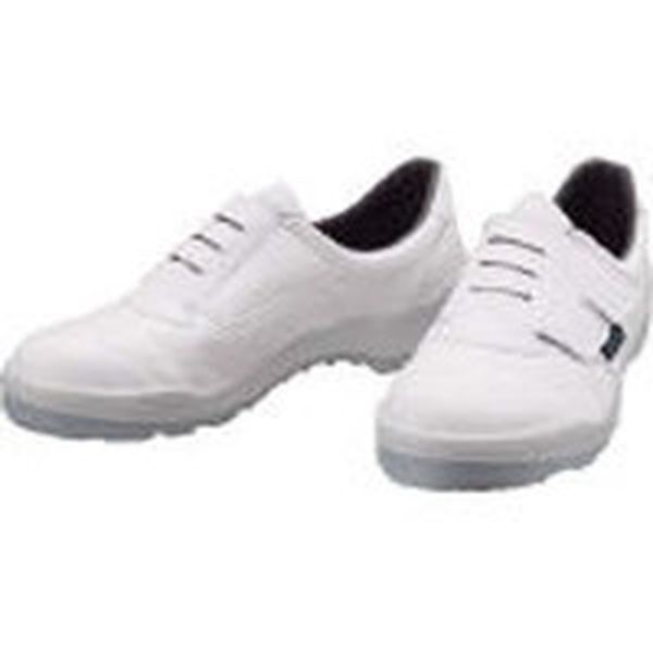 静電安全作業靴　短靴　ＥＣＯ１８白　２３．５ｃｍ