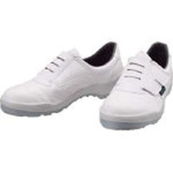 静電安全作業靴　短靴　ＥＣＯ１８白　２７．５ｃｍ