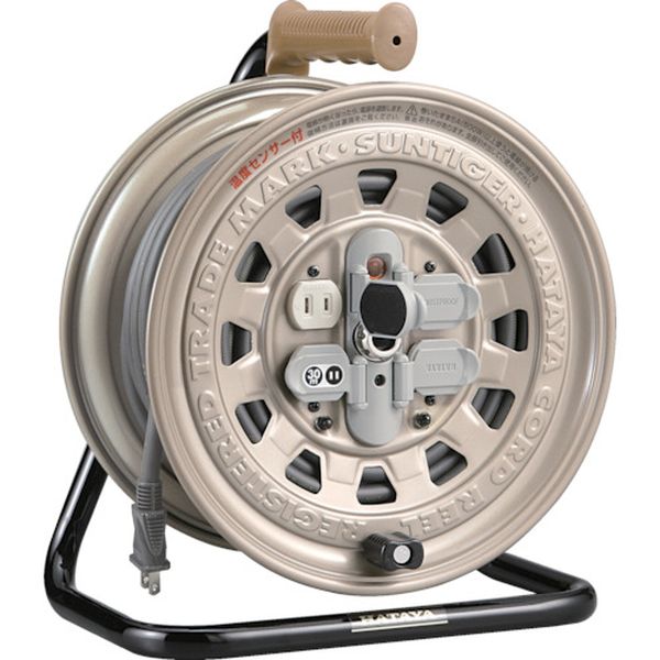 温度センサー付コードリール　単相１００Ｖ３０Ｍ